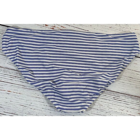 NEW Time and Tru Bikini Womens Plus Size 3X Swim Top & Bottoms Set Blue Stripes - Picture 7 of 16